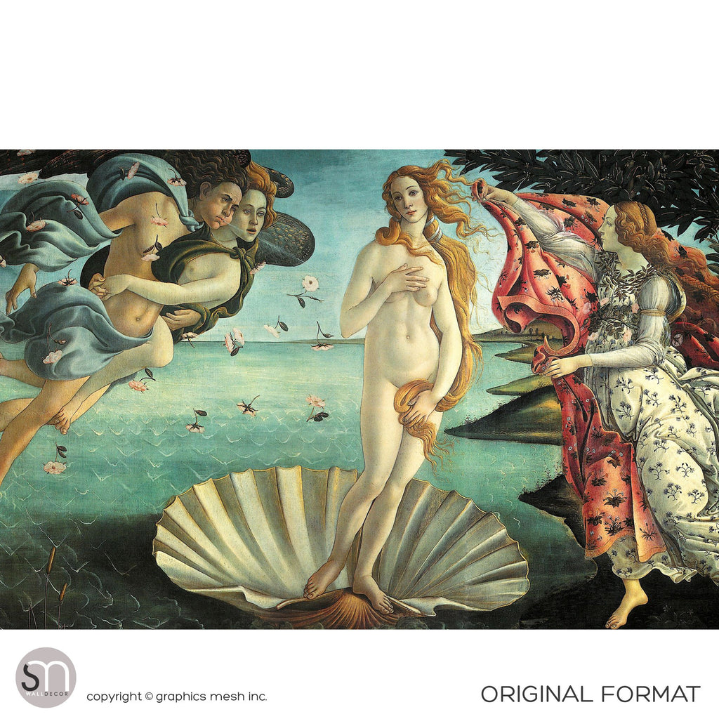 BIRTH OF VENUS by Botticelli - Wall Mural original