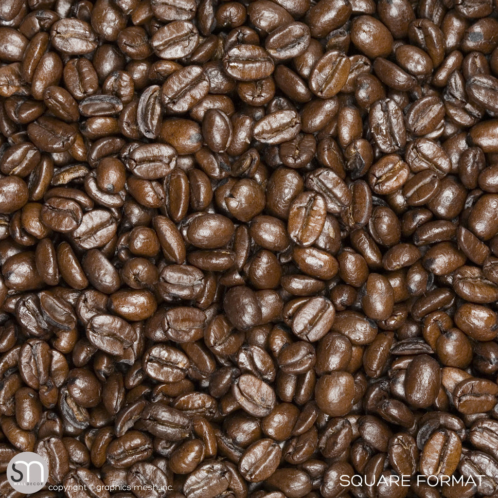 COFFEE BEANS CLOSEUP - Wall Mural