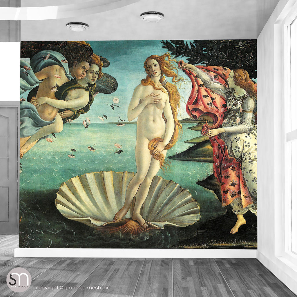 BIRTH OF VENUS by Botticelli - Wall Mural