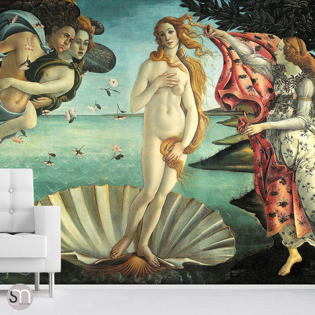 BIRTH OF VENUS by Botticelli - Wall Mural