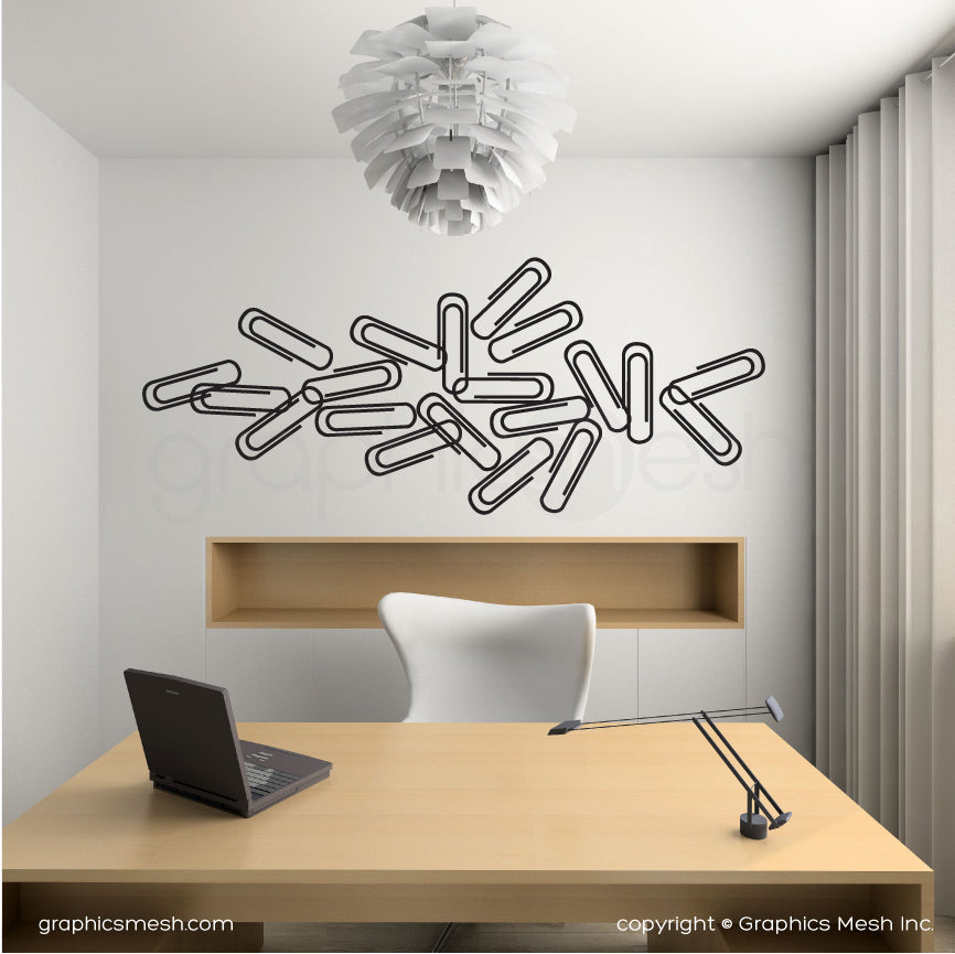 PAPER CLIPS - Wall decals