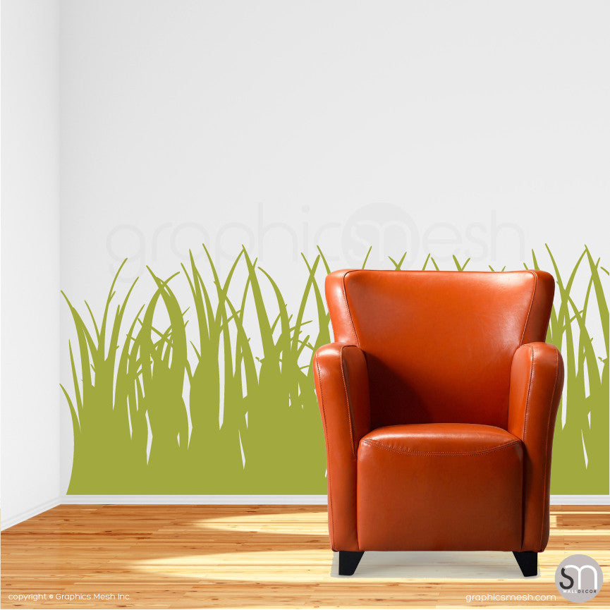 TALL GRASS - Wall Decals olive