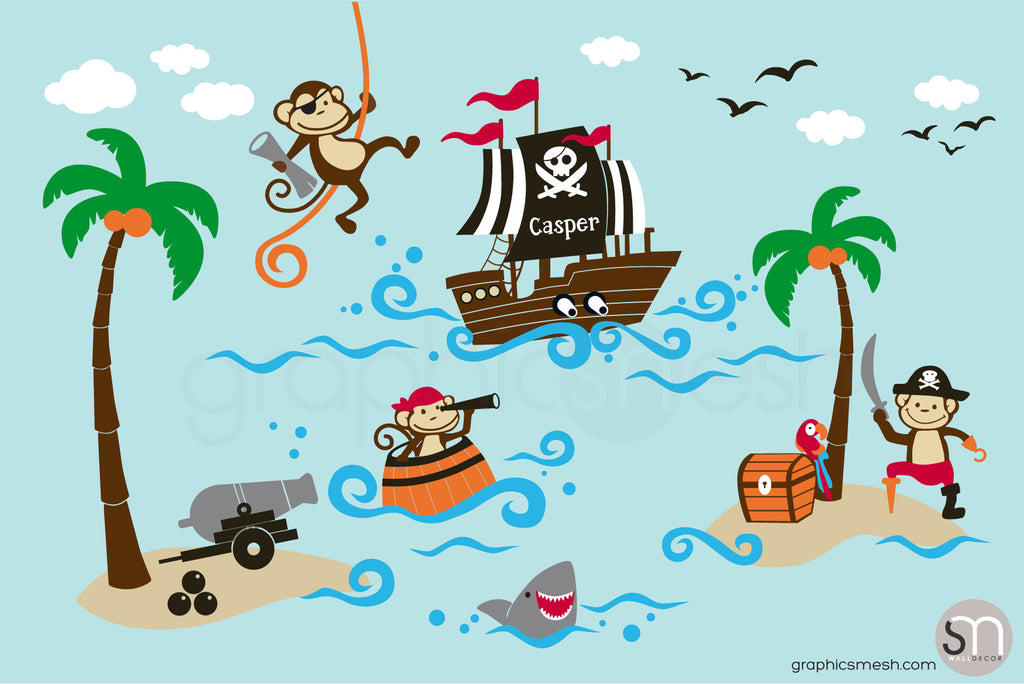 Pirate monkeys set