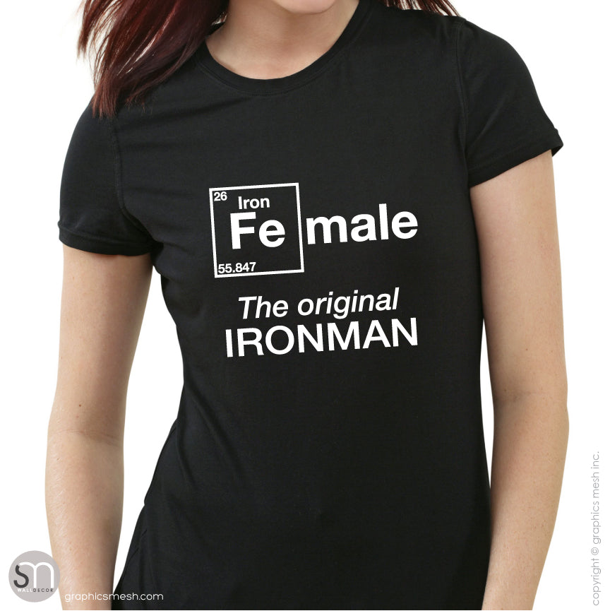 FeMale "The original IRONMAN"- Triathlon sports shirt