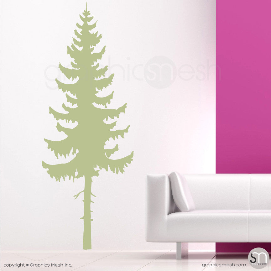 PINE TREE - Wall Decals Sage